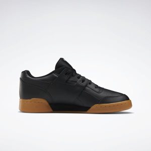 Adidasy Damskie Reebok Workout Plus Czarne/Ciemny Szare/Czerwone/Królewski Niebieski PL 05GTBSK